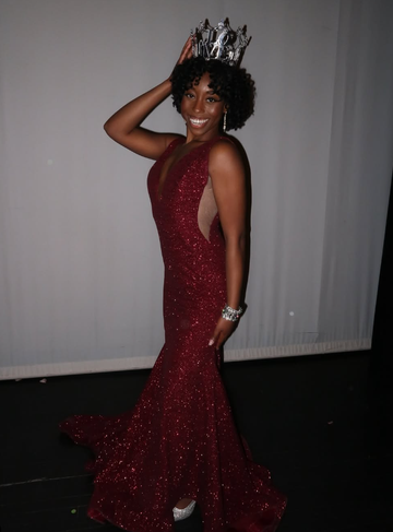 Black Girl Prom Dress, Mermaid Party Dress HZ1023